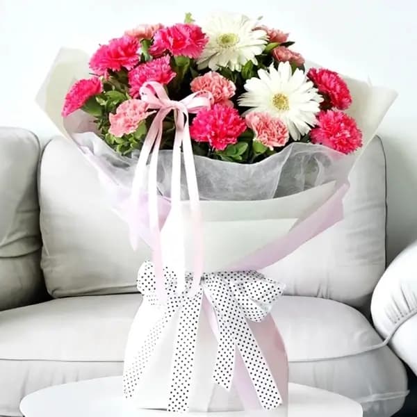 Carnations & Gerberas Bouquet