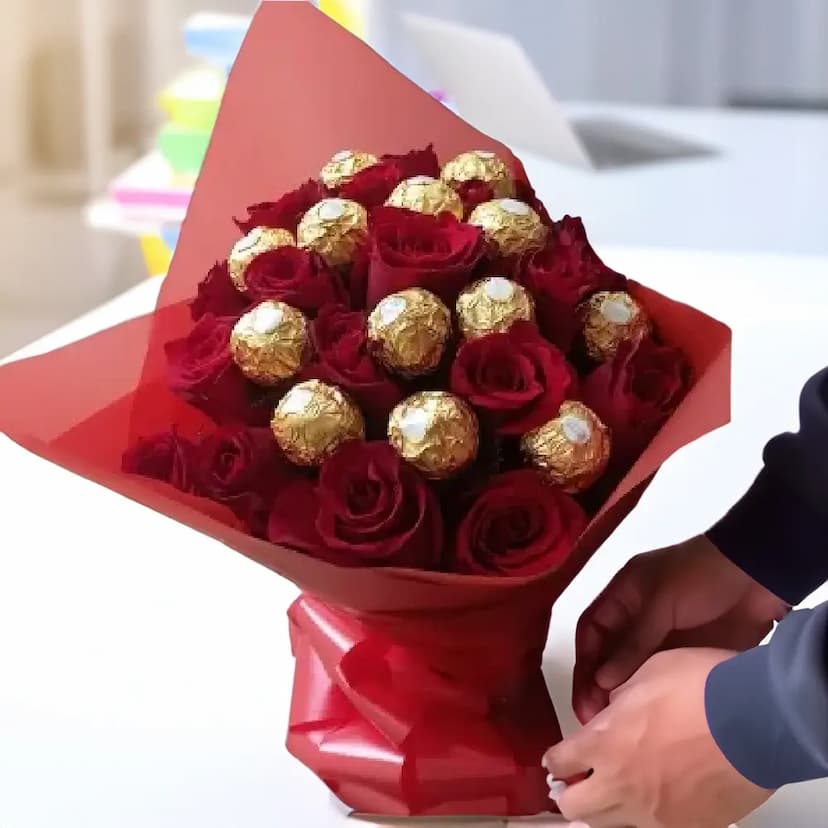 Chocolates & Roses Bouquet