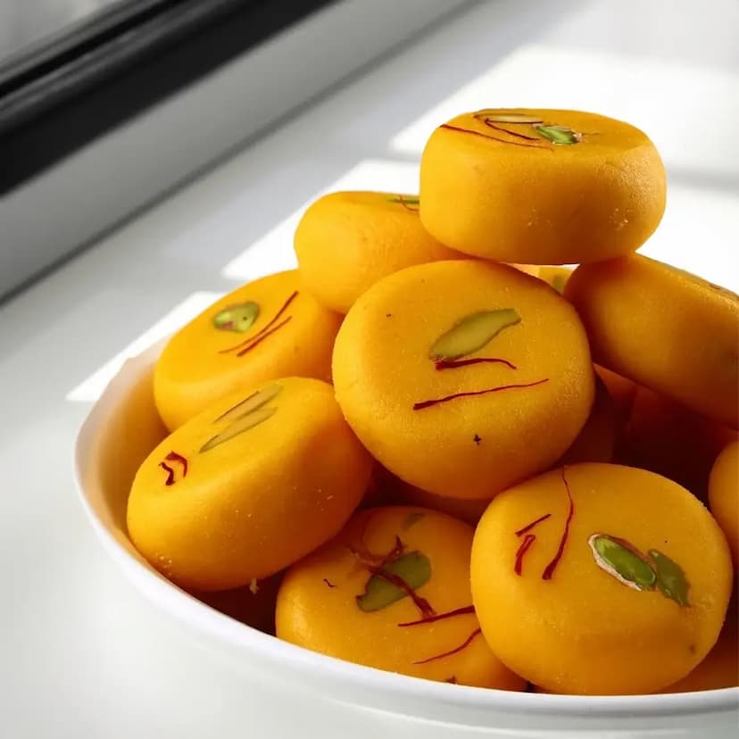 Half Kg Kesar Peda