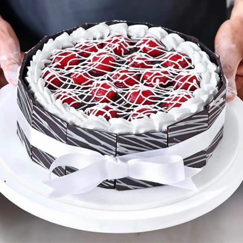 Cherry Filled Chocolate Cake