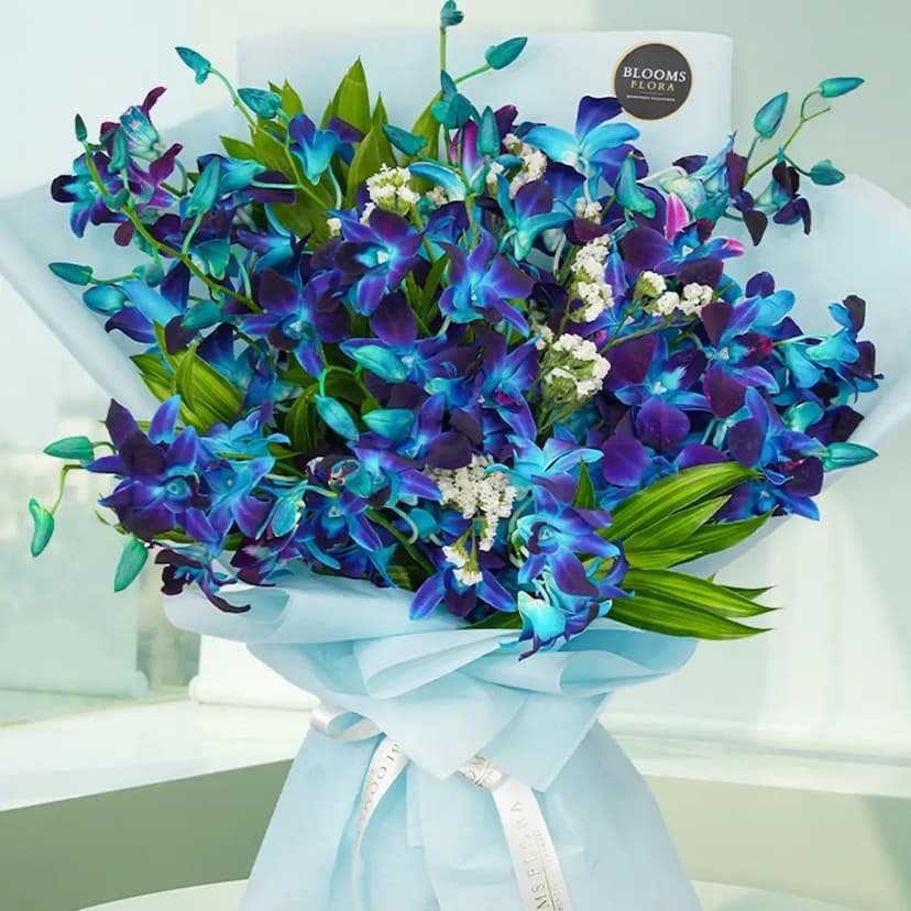 Blue Orchids Bouquet