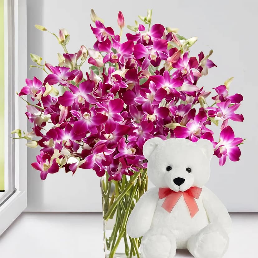 Flowers & Teddy