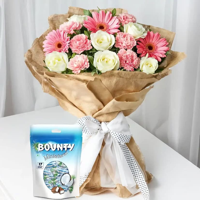 Flowers & Chocolate Bouquet